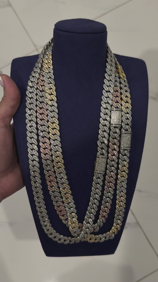 VVS MOISSANITE CUBAN CHAIN
