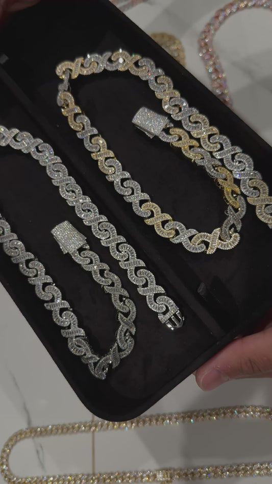 VVS MOISSANITE INFINITY CHAIN