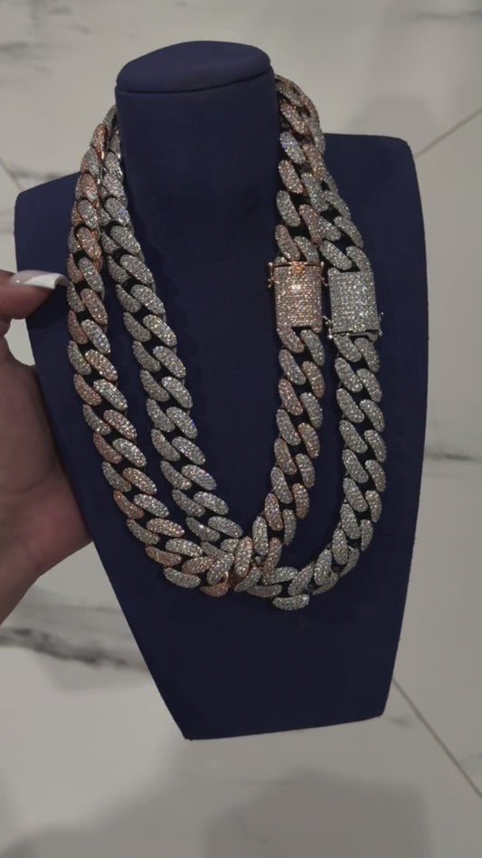 VVS MOISSANITE CUBAN CHAIN