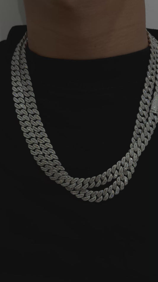 VVS MOISSANITE CUBAN CHAIN